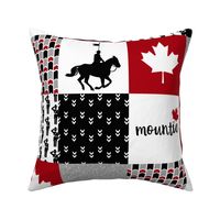 RCMP - Wholecloth Cheater Quilt 