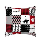 RCMP - Wholecloth Cheater Quilt 