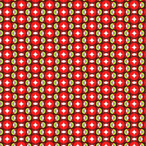 red Circle abstract polka dot pattern