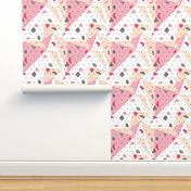 Climbing boulders bouldering gym abstract geometric grips patterns pink peach