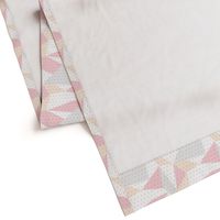 Climbing boulders bouldering gym abstract geometric triangles pattern pink peach