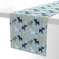 Chihuahua Dogs Blue