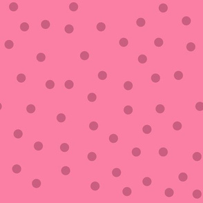 Love 2 Travel - coordinate dots pink