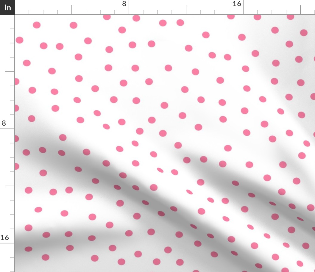 Love 2 Travel - coordinate dots pink white