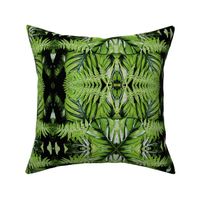 Emerald Forest Leaves & Ferns Pattern