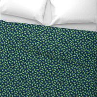 Emerald-Yellow Bugs bunch (navy)