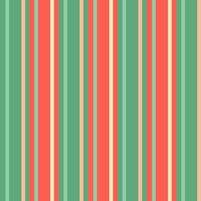 stripes (reflections in the water red)  