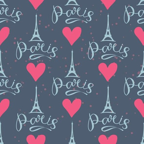 Eiffel Towel and heart