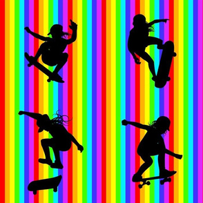 Four Skater Girls