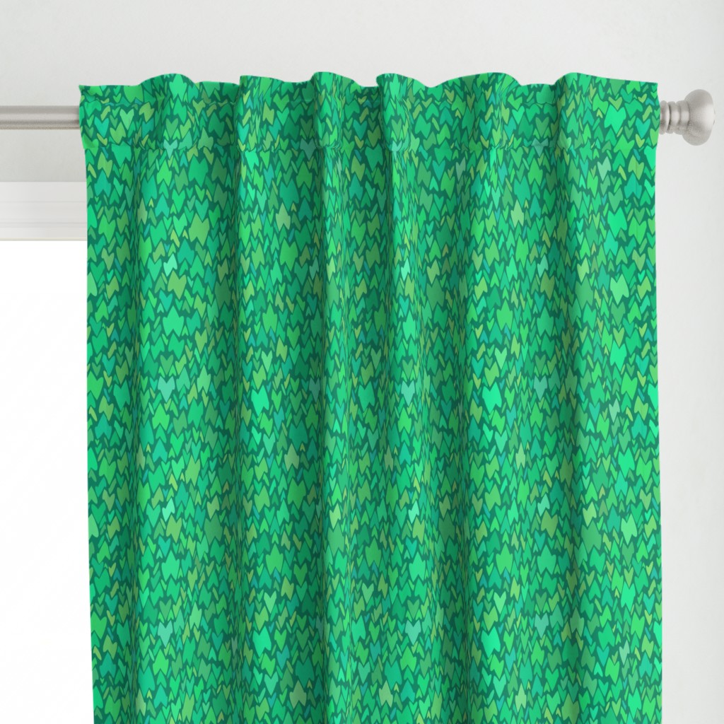 curtain of leaves