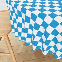 Oktoberfest Bavarian Blue and White Checkerboard