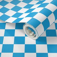 Oktoberfest Bavarian Large Blue and White Checkerboard