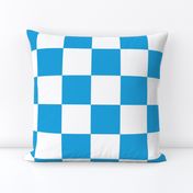 Oktoberfest Bavarian Large Blue and White Checkerboard