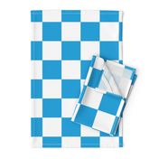 Oktoberfest Bavarian Large Blue and White Checkerboard