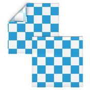 Oktoberfest Bavarian Large Blue and White Checkerboard