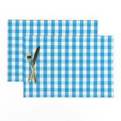 Oktoberfest Bavarian Blue and White Gingham Check