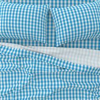 Oktoberfest Bavarian Blue and White Gingham Check