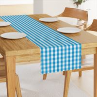 Oktoberfest Bavarian Blue and White Gingham Check