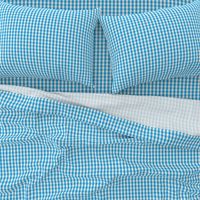 Oktoberfest Bavarian Blue and White Small Gingham Check