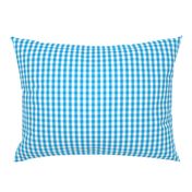 Oktoberfest Bavarian Blue and White Small Gingham Check