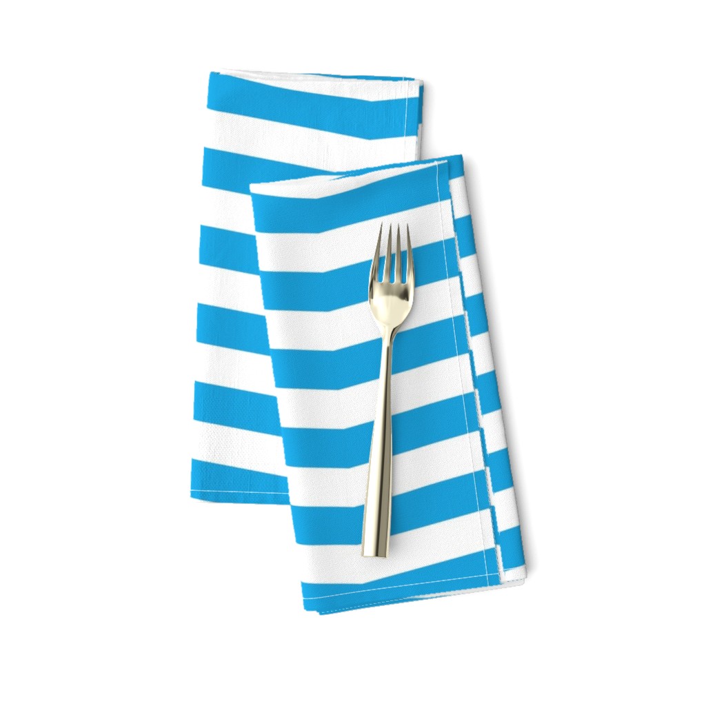 Oktoberfest Bavarian Blue and White Chevron Stripes