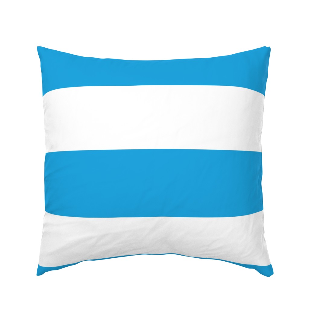 Oktoberfest Bavarian Blue and White Large Cabana Stripes