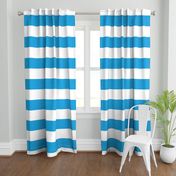 Oktoberfest Bavarian Blue and White Large Cabana Stripes