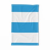 Oktoberfest Bavarian Blue and White Large Cabana Stripes