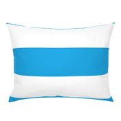 Oktoberfest Bavarian Blue and White Large Cabana Stripes