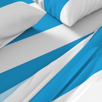 Oktoberfest Bavarian Blue and White Large Cabana Stripes