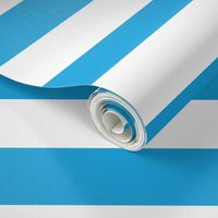 Oktoberfest Bavarian Blue and White Large Cabana Stripes