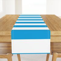 Oktoberfest Bavarian Blue and White Large Cabana Stripes