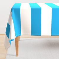 Oktoberfest Bavarian Blue and White Large Cabana Stripes