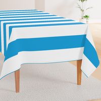 Oktoberfest Bavarian Blue and White Large Cabana Stripes