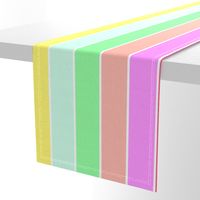 Pastel Rainbow Sorbet Deck Chair Stripes