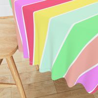 Pastel Rainbow Sorbet Deck Chair Stripes