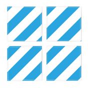 Oktoberfest Bavarian Blue and White Candy Cane Stripes