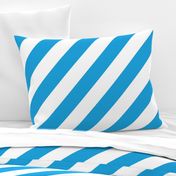 Oktoberfest Bavarian Blue and White Candy Cane Stripes