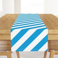 Oktoberfest Bavarian Blue and White Candy Cane Stripes