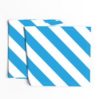 Oktoberfest Bavarian Blue and White Candy Cane Stripes