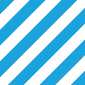 Oktoberfest Bavarian Blue and White Candy Cane Stripes