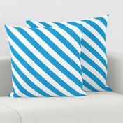 Oktoberfest Bavarian Blue and White Small Candy Cane Stripes