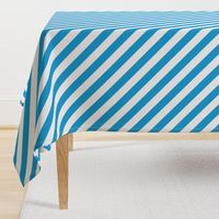 Oktoberfest Bavarian Blue and White Small Candy Cane Stripes