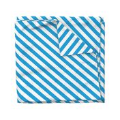 Oktoberfest Bavarian Blue and White Small Candy Cane Stripes