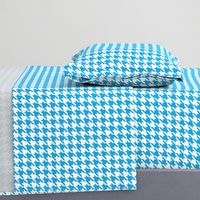 Oktoberfest Bavarian Blue Houndstooth Check