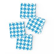 Oktoberfest Bavarian Blue Houndstooth Check