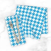 Oktoberfest Bavarian Blue Houndstooth Check