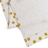 1.5" polka dot scatter - mustard