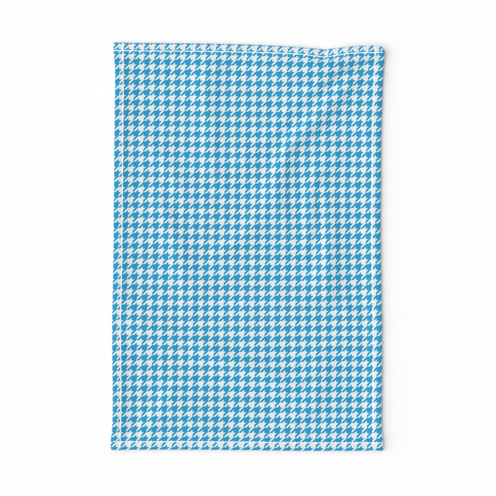 Oktoberfest Bavarian Blue Mini Houndstooth Check