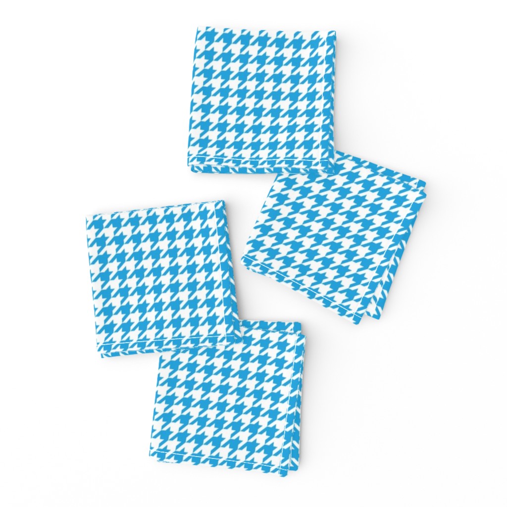 Oktoberfest Bavarian Blue Mini Houndstooth Check